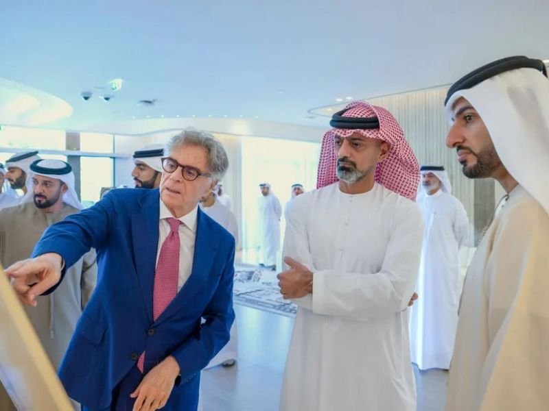 Ajman Crown Prince Reviews Major Development Plans for Al Zorah