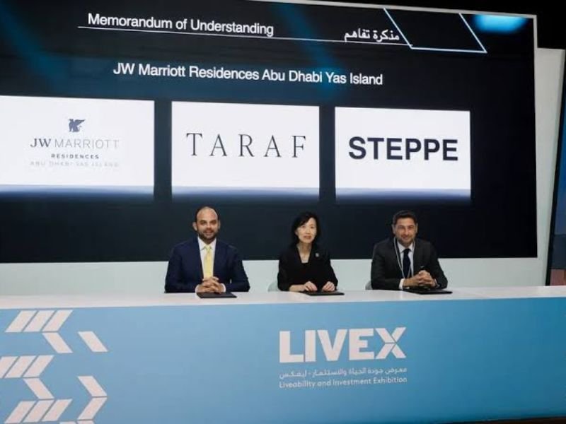TARAF and Steppe Capital Partner to Launch JW Marriott Residences on Yas Island